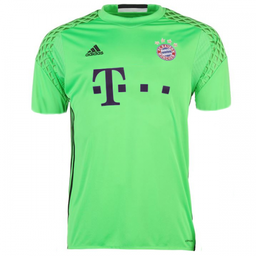 Bayern Munich 16/17 Green Goalkeeper Soccer Jersey
